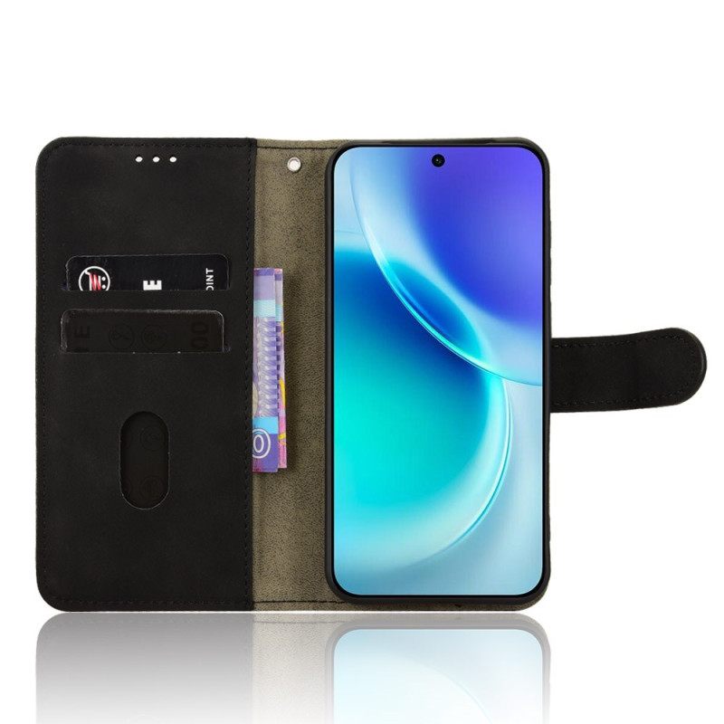 Folio-hoesje Vivo X300 Telefoonhoesje Suède-effect