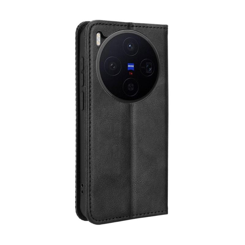 Folio-hoesje Vivo X300 Vintage Rand