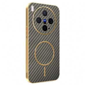 Hoesje Vivo X300 Koolstofvezeltextuur