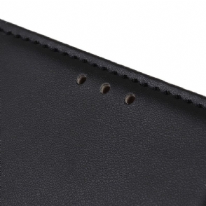 Cover voor iPhone 7 / 8 / SE (2020) Basis Kunstleer - Zwart