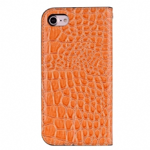 Cover voor iPhone 7 / 8 / SE (2020) Luxe Krokodileffect