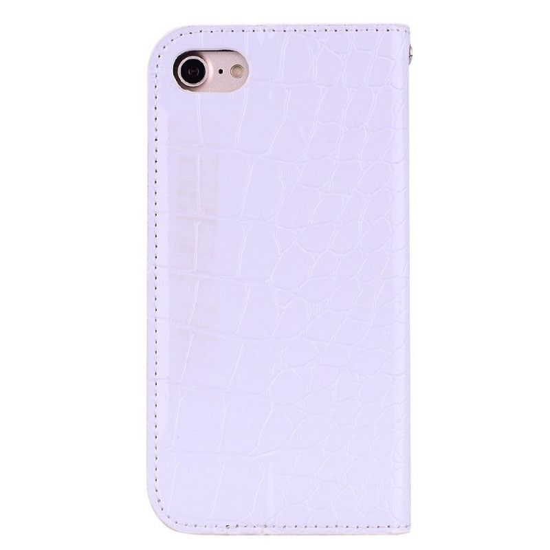 Cover voor iPhone 7 / 8 / SE (2020) Luxe Krokodileffect
