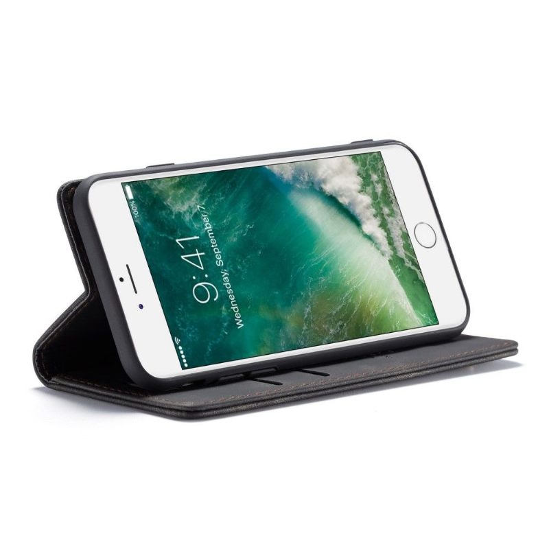 Flip Case voor iPhone 7 / 8 / SE (2020) Mat Imitatieleer Golia's