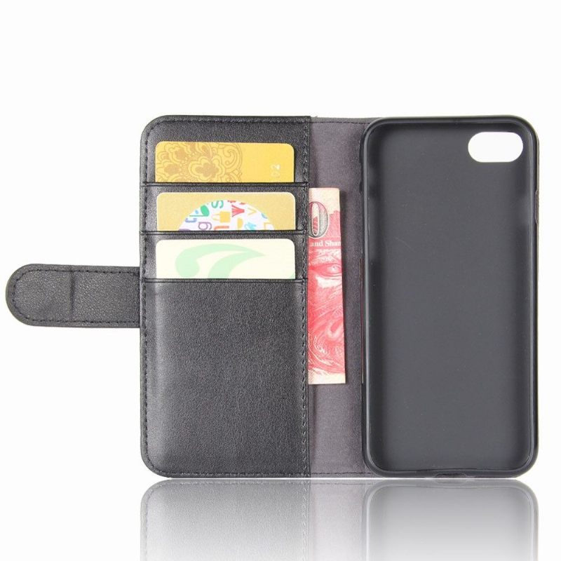 Folio-hoesje voor iPhone 7 / 8 / SE (2020) Portemonnee Premium Leer