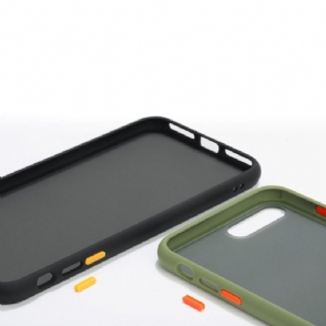 Hoesje voor iPhone 7 / 8 / SE (2020) Kleur Contour Matte Coating