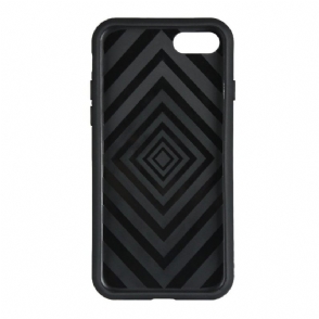 Hoesje voor iPhone 7 / 8 / SE (2020) Mat Effect Met Steun Op De Rug