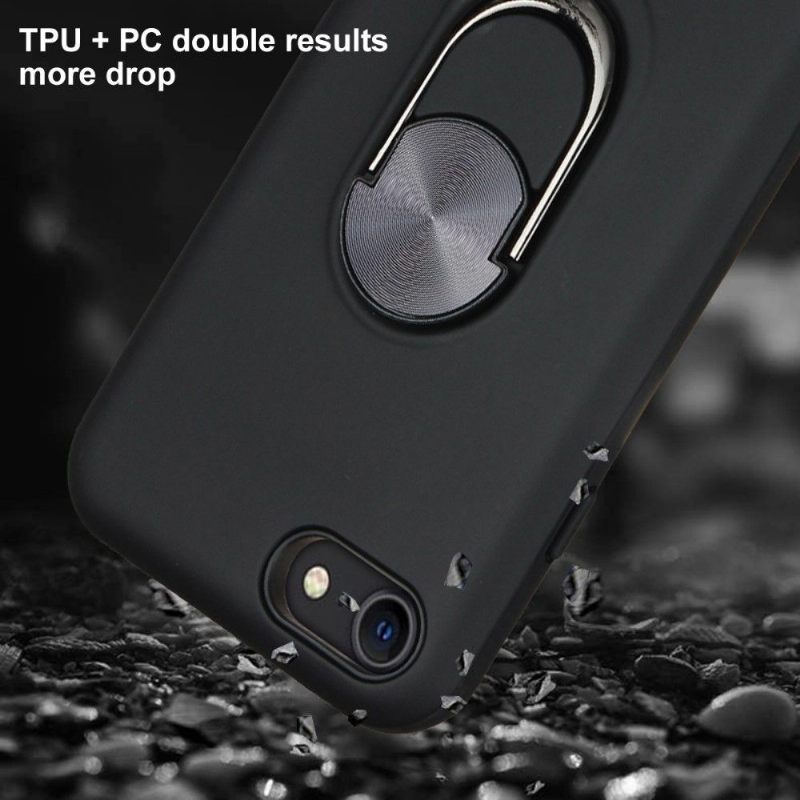 Hoesje voor iPhone 7 / 8 / SE (2020) Mat Effect Met Steun Op De Rug