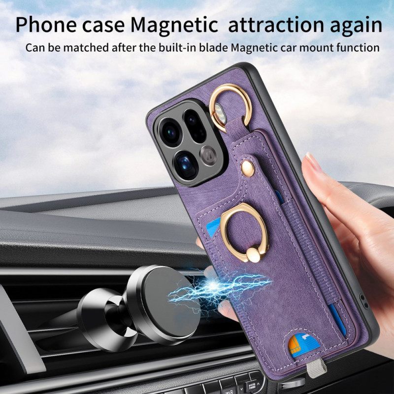 Case Hoesje Oppo Find X9 Pro 5g Telefoonhoesje Kaarthouder En Ringhouder