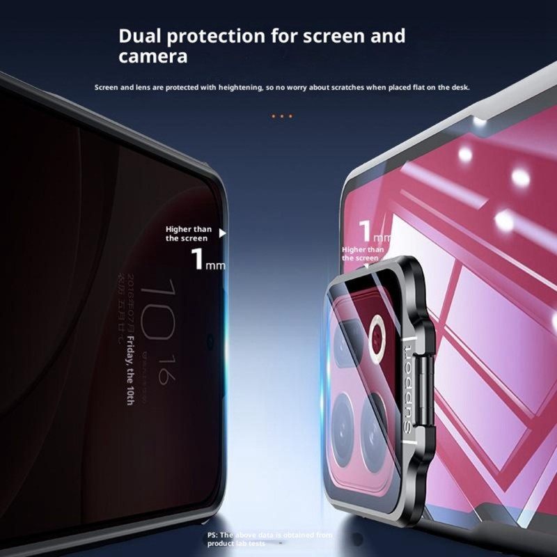 Case Hoesje Oppo Find X9 Pro 5g Telefoonhoesje Transparant Met Standaard En Camerabescherming