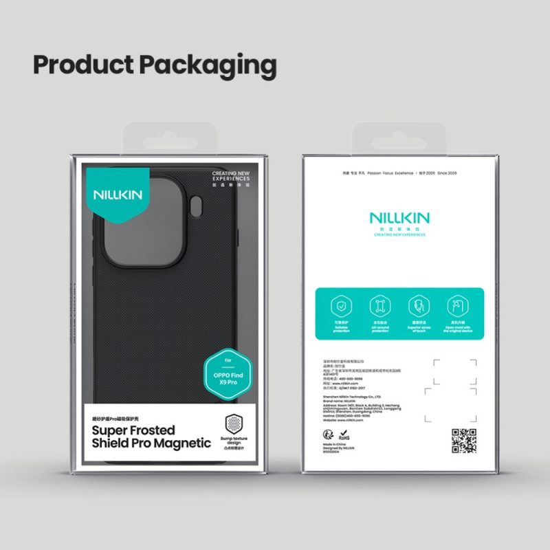 Cover Hoesje Oppo Find X9 Pro 5g Telefoonhoesje Magsafe Frosted Shield Pro Nillkin