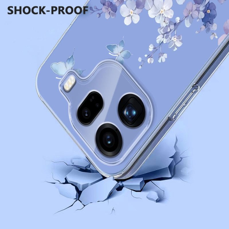 Cover Hoesje Oppo Find X9 Pro 5g Telefoonhoesje Vlinders En Bloemen
