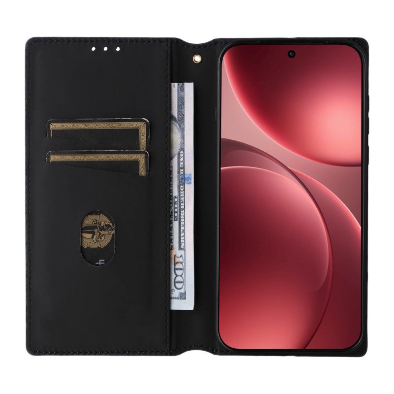 Folio-hoesje Oppo Find X9 Pro 5g Diamantpatroon Bescherming Hoesje
