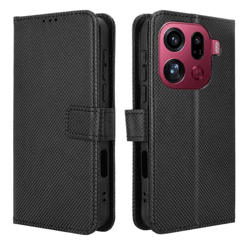 Folio-hoesje Oppo Find X9 Pro 5g Telefoonhoesje Diamantstructuur