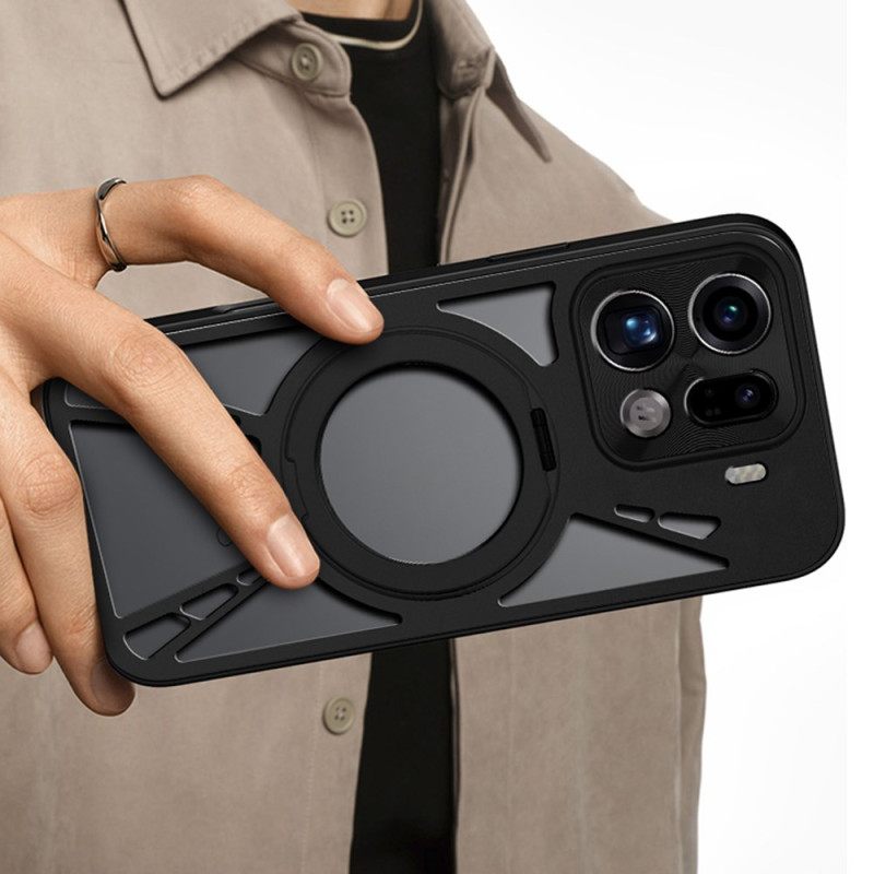 Hoesje Oppo Find X9 Pro 5g Draaibare Magnetische Standaard En Warmteafvoer Bescherming Hoesje