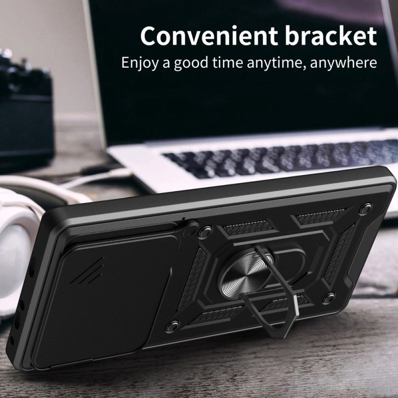 Hoesje Oppo Find X9 Pro 5g Schuifbare Camerabeschermer En Standaard Bescherming Hoesje