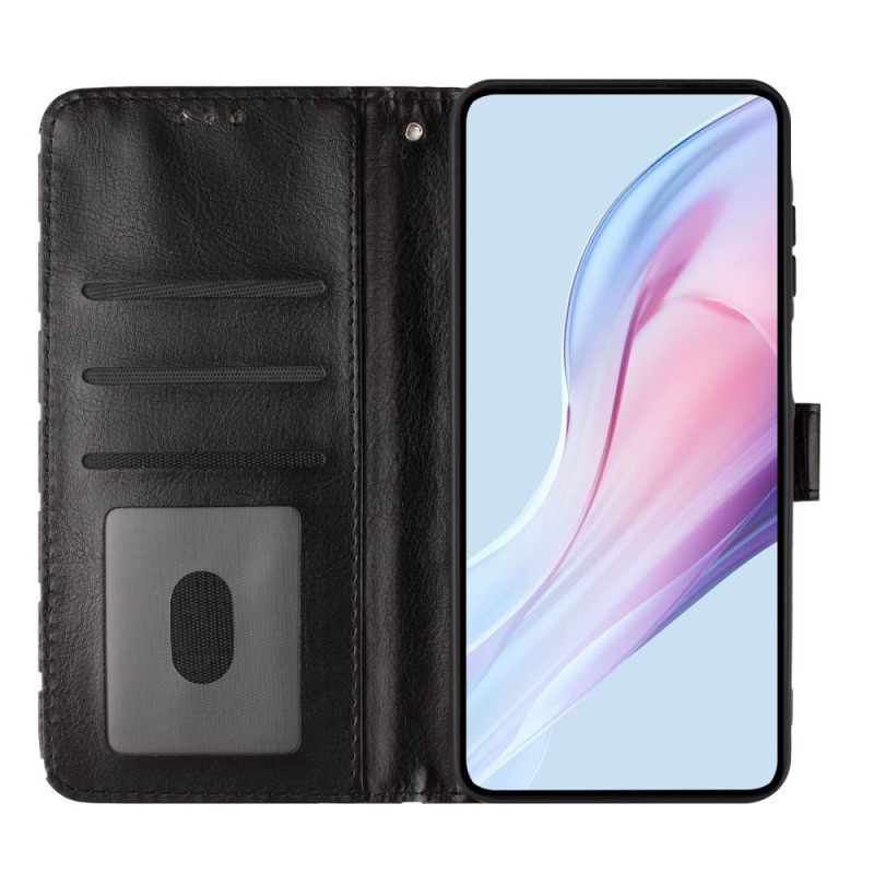 Leren Hoesje Voor Oppo Find X9 Pro 5g Polka Dots