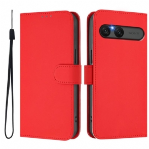 Folio-hoesje Sony Xperia 10 Vii Telefoonhoesje Kunstleer