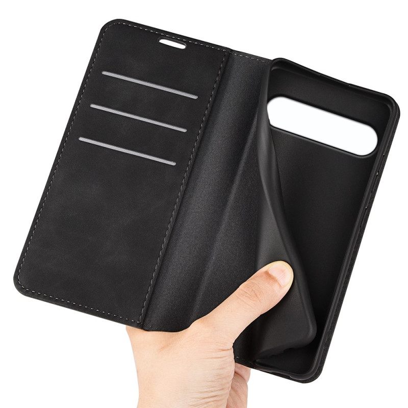 Folio-hoesje Sony Xperia 10 Vii Telefoonhoesje Leerstijl