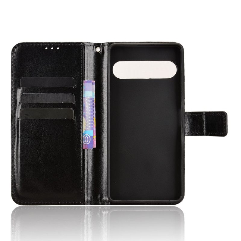 Folio-hoesje Sony Xperia 10 Vii Telefoonhoesje Opvallend Imitatieleer