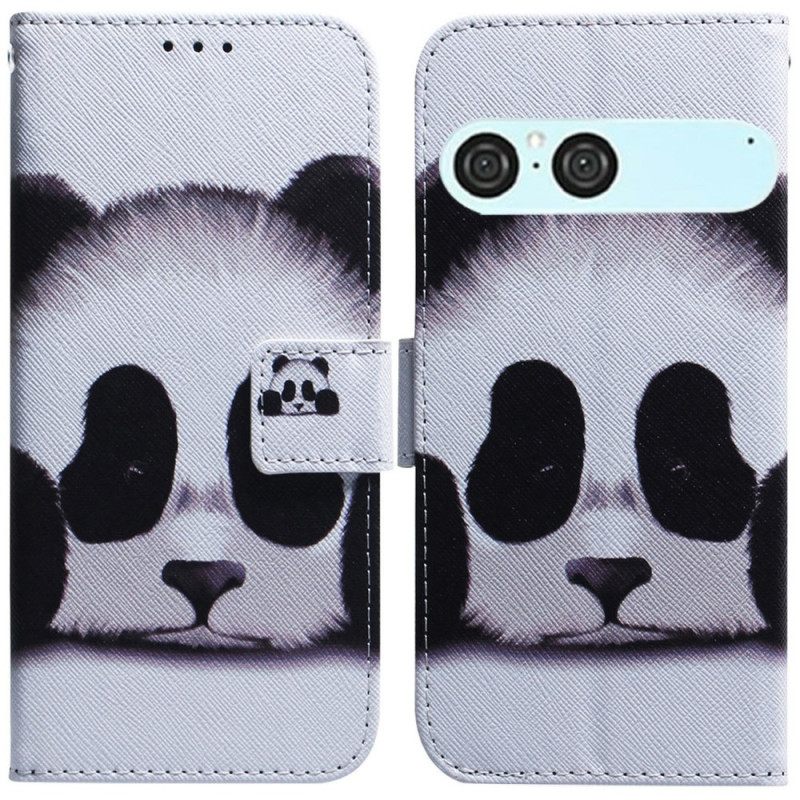 Folio-hoesje Sony Xperia 10 Vii Telefoonhoesje Panda