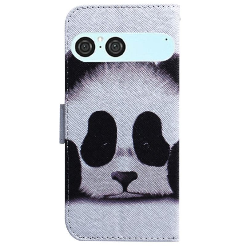 Folio-hoesje Sony Xperia 10 Vii Telefoonhoesje Panda