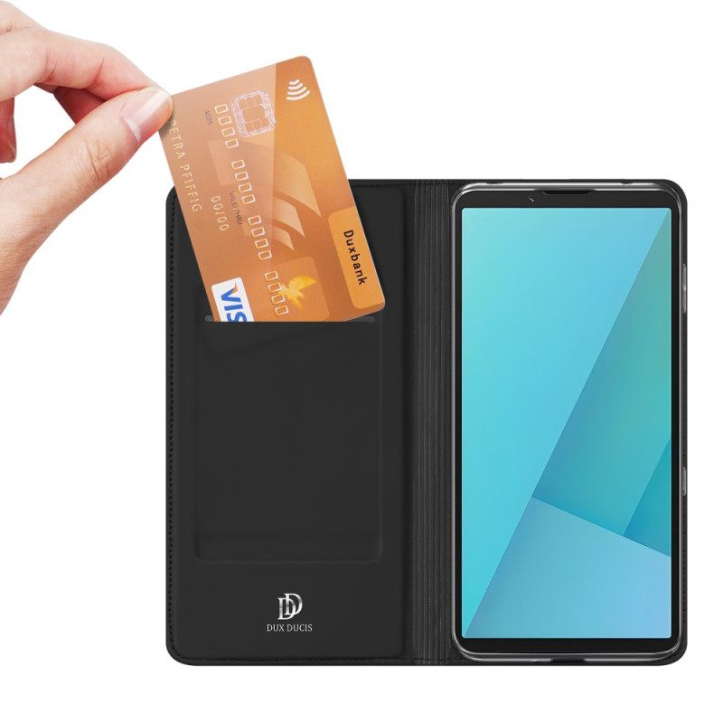 Folio-hoesje Sony Xperia 10 Vii Telefoonhoesje Skin Pro Series Dux Ducis