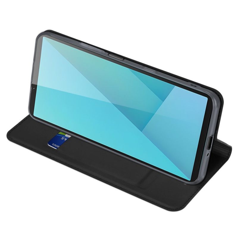 Folio-hoesje Sony Xperia 10 Vii Telefoonhoesje Skin Pro Series Dux Ducis