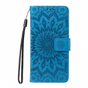 Leren Hoesje Sony Xperia 10 Vii Opvallende Mandala