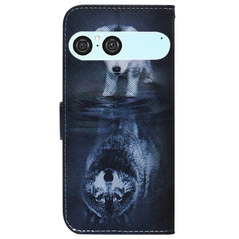 Leren Hoesje Sony Xperia 10 Vii Puppy Droom Bescherming Hoesje