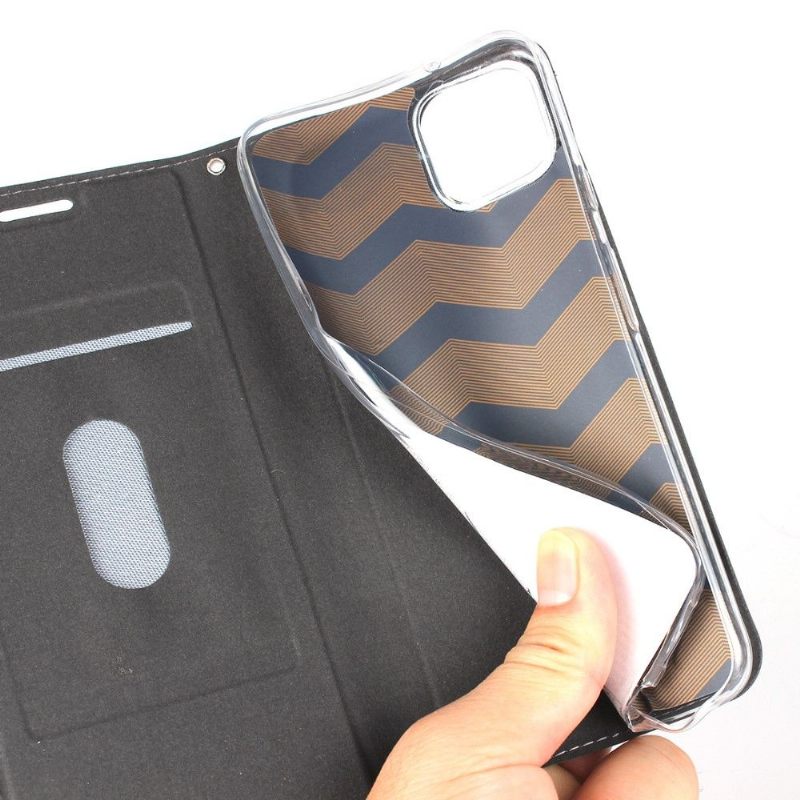 Folio-hoesje voor Google Pixel 4 Lederen Stijl Met Riem