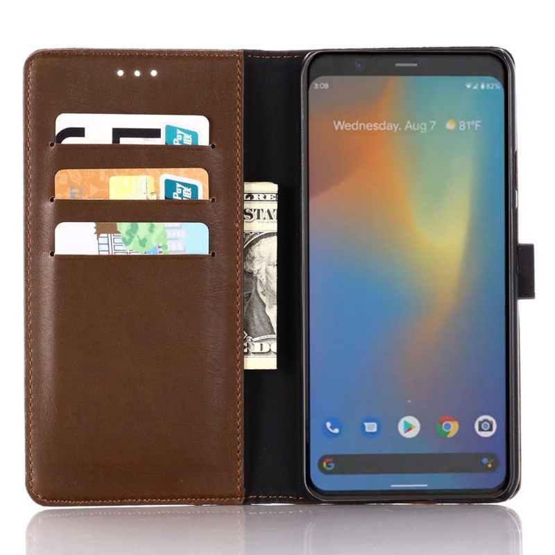 Folio-hoesje voor Google Pixel 4 Portemonnee Kunstleer Retro Portemonnee