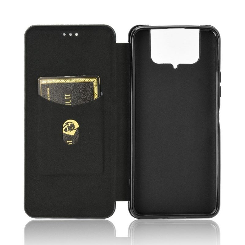 Flip Case voor Asus Zenfone 7 / Zenfone 7 Pro Koolstofvezeleffect