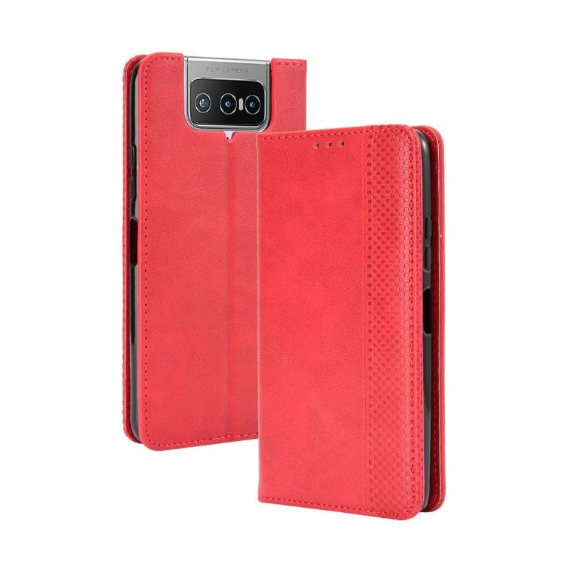 Folio-hoesje voor Asus Zenfone 7 / Zenfone 7 Pro Anti-fall Leer In Cirénius-stijl