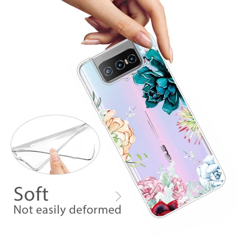 Hoesje voor Asus Zenfone 7 / Zenfone 7 Pro Anti-fall Verscheidenheid Aan Bloemen