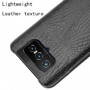 Hoesje voor Asus Zenfone 7 / Zenfone 7 Pro Krokodil-effect