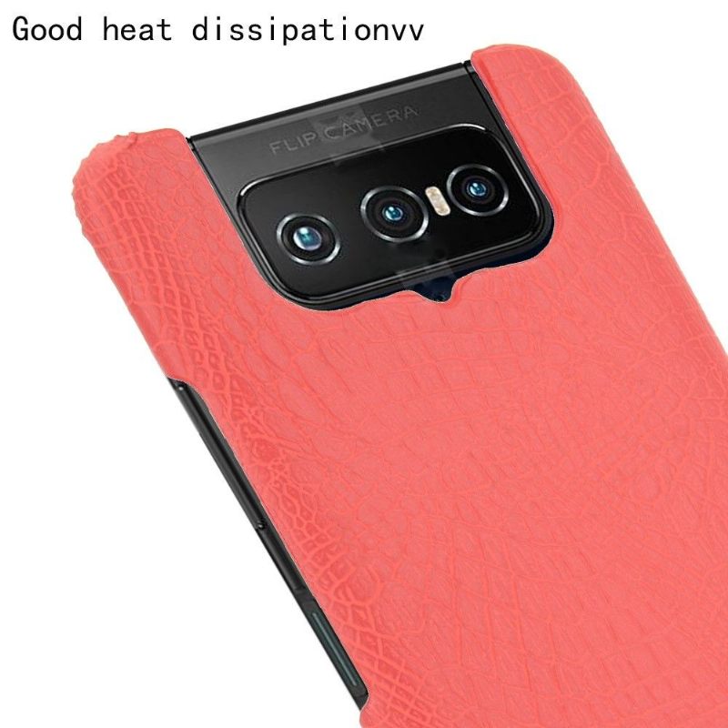 Hoesje voor Asus Zenfone 7 / Zenfone 7 Pro Krokodil-effect