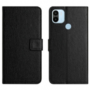 Leren Hoesje voor Xiaomi Redmi A1 Litchi-nerf Leereffect