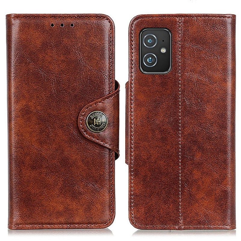 Flip Case voor Asus Zenfone 8 Khazneh Ontwerp Essentieel
