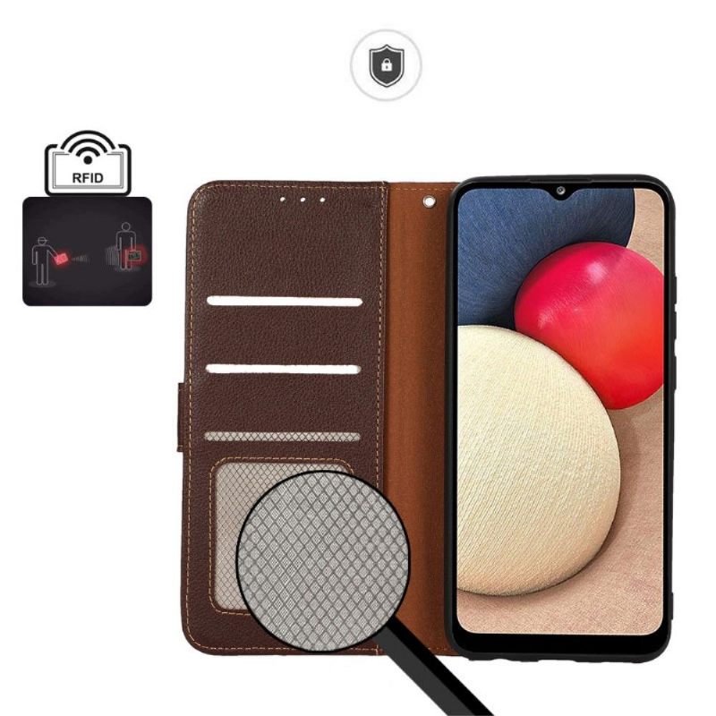 Folio-hoesje voor Asus Zenfone 8 Anti-fall Khazneh Zichtbare Naden
