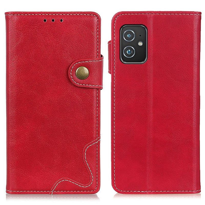 Folio-hoesje voor Asus Zenfone 8 S-vorm Zichtbare Naden
