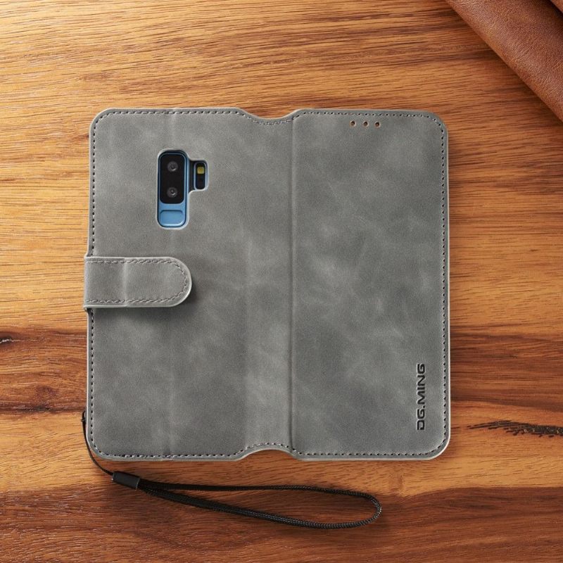 Folio-hoesje voor Samsung Galaxy S9 Plus Anti-fall Dg Ming Retro Stijl