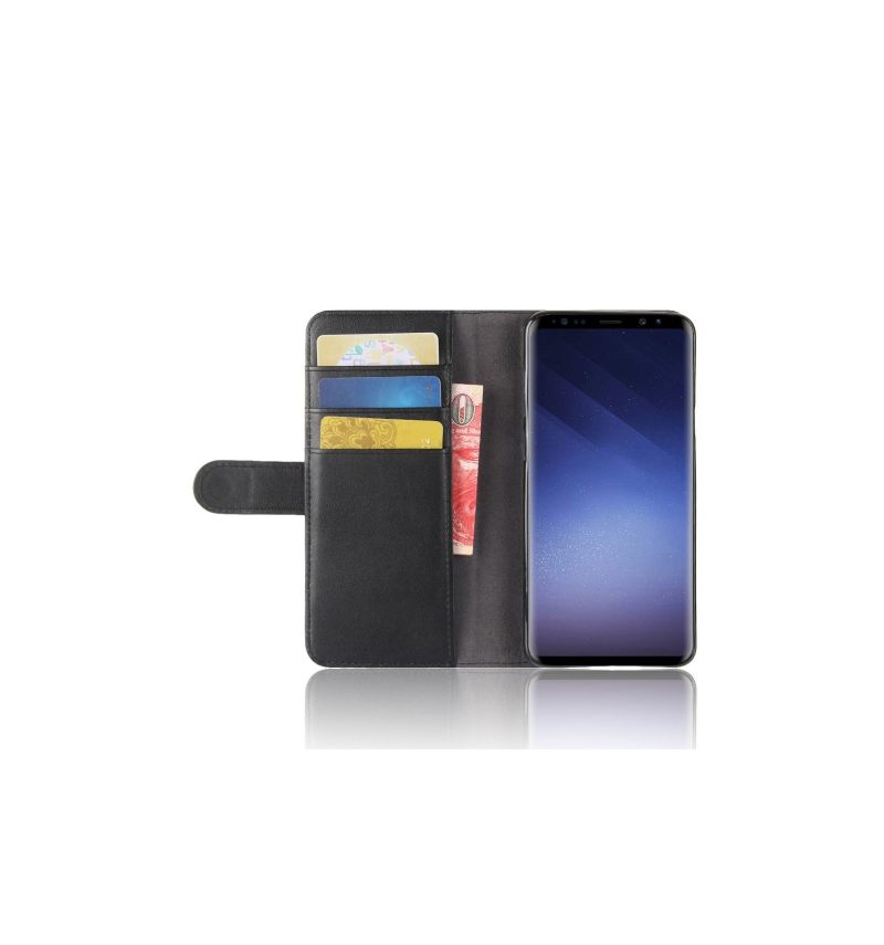 Folio-hoesje voor Samsung Galaxy S9 Plus Premium Lederen Kaarthouder