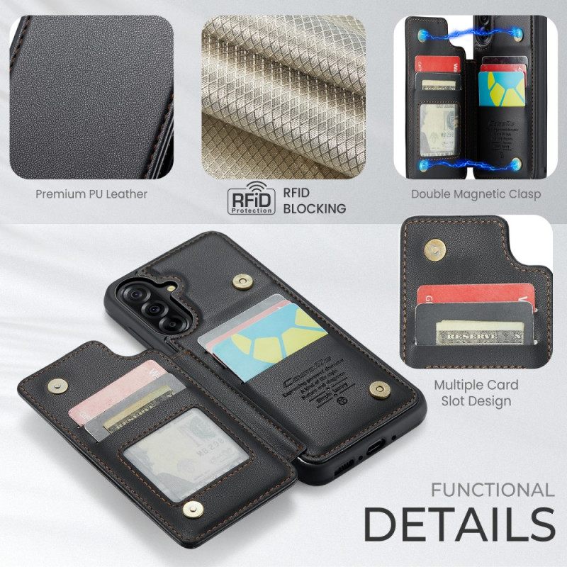 Bescherming Hoesje Samsung Galaxy A17 4g / 5g Caseme Rfid-kaarthouder