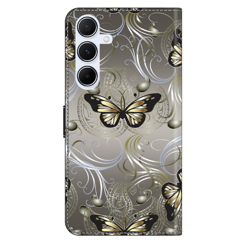 Bescherming Hoesje Samsung Galaxy A17 4g / 5g Kanten Vlinders