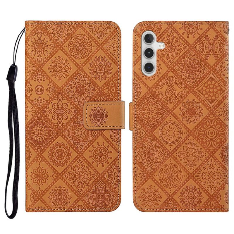 Bescherming Hoesje Samsung Galaxy A17 4g / 5g Patchwork