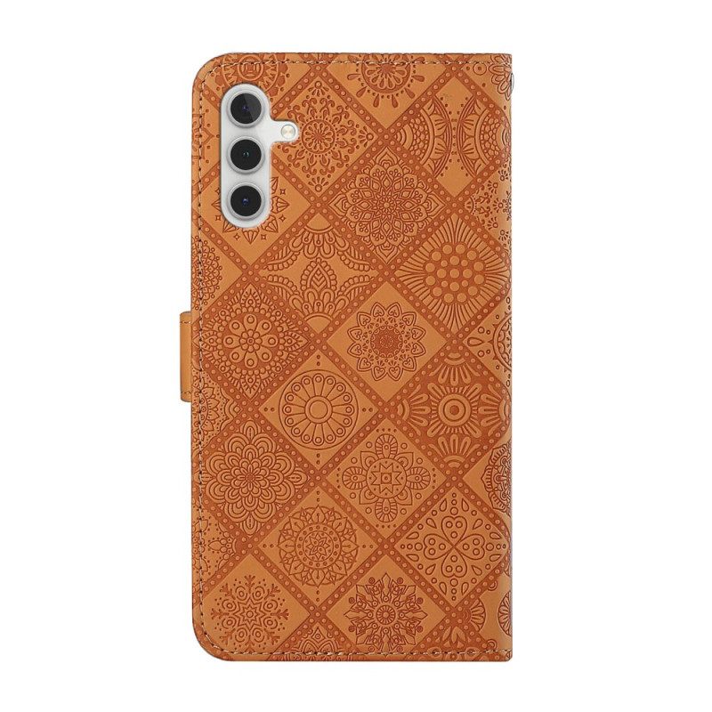 Bescherming Hoesje Samsung Galaxy A17 4g / 5g Patchwork