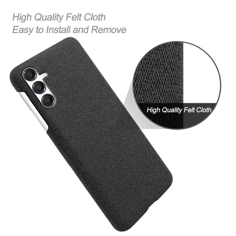 Case Hoesje Samsung Galaxy A17 4g / 5g Telefoonhoesje Stof