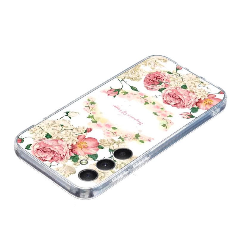 Case Hoesje Samsung Galaxy A17 4g / 5g Telefoonhoesje Vintage Rozen