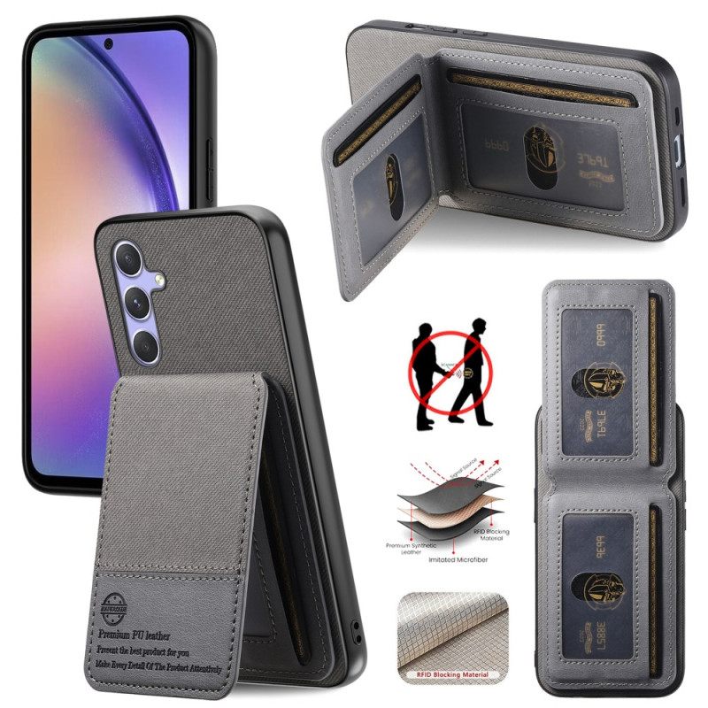 Cover Hoesje Samsung Galaxy A17 4g / 5g Telefoonhoesje Kaarthouder En Rfid-bescherming