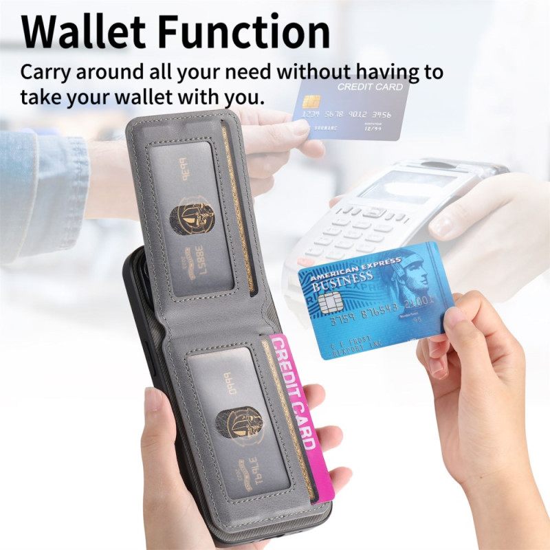 Cover Hoesje Samsung Galaxy A17 4g / 5g Telefoonhoesje Kaarthouder En Rfid-bescherming